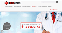 Desktop Screenshot of holimed.pl